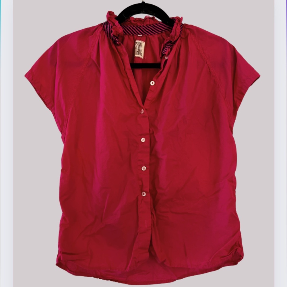A Shirt Thing Margot Hot Pink Blouse
